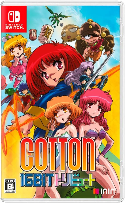 Nintendo Switch Cotton 16Bit Tribute - official Japanese front cover