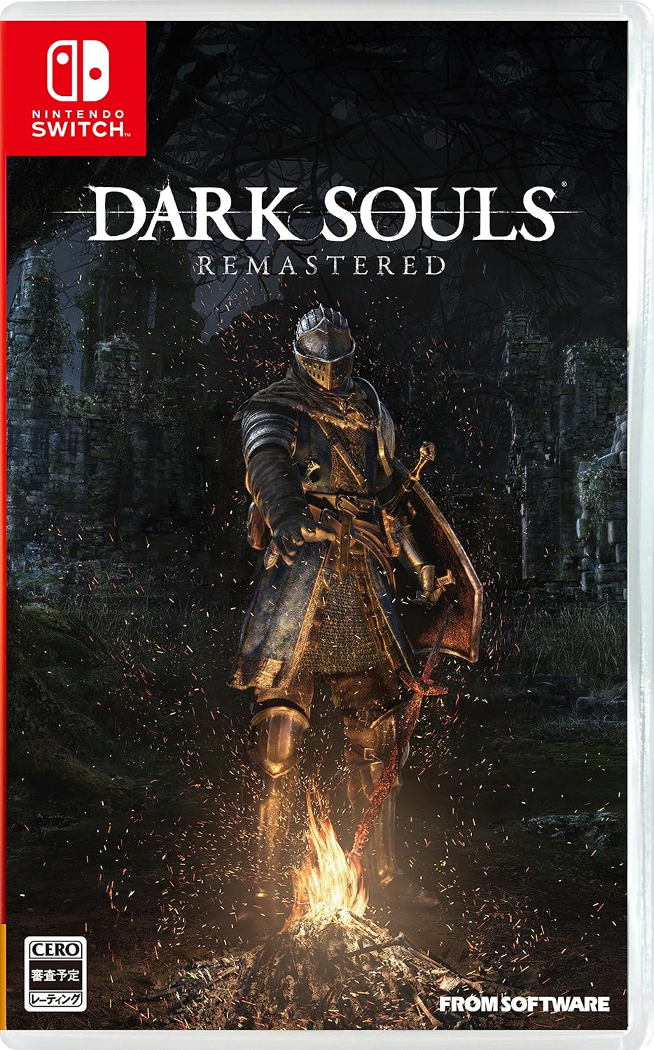 Nintendo Switch Dark Souls Remastered - official Japanese front cover