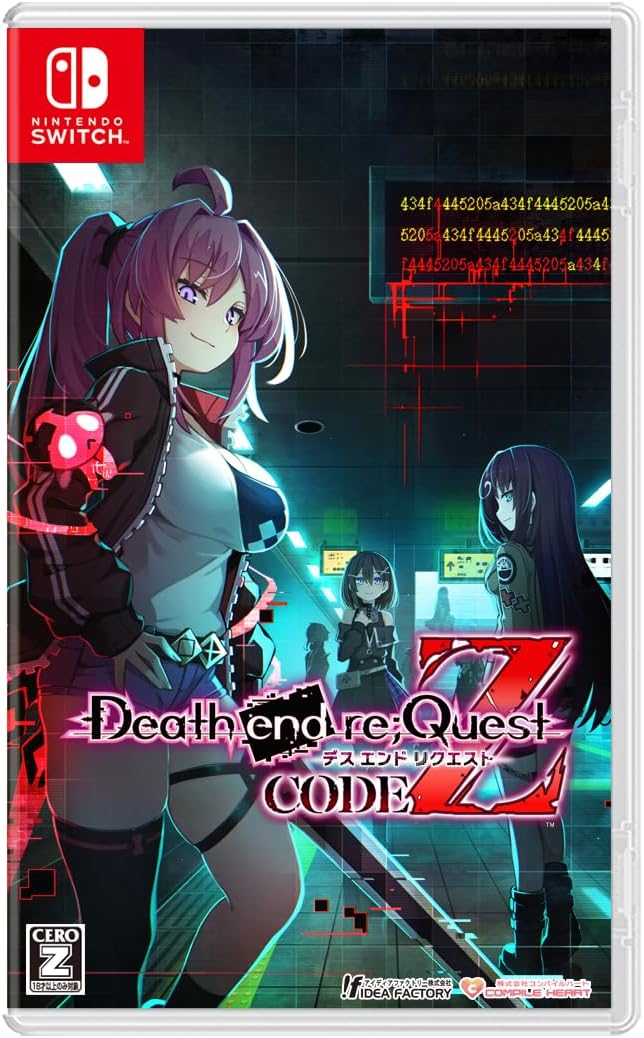 Nintendo Switch Death end re;Quest Code Z - official Japanese front cover
