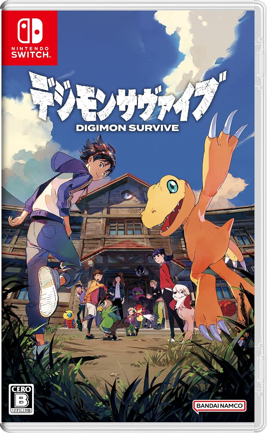 Nintendo Switch Digimon Survive - official Japanese front cover