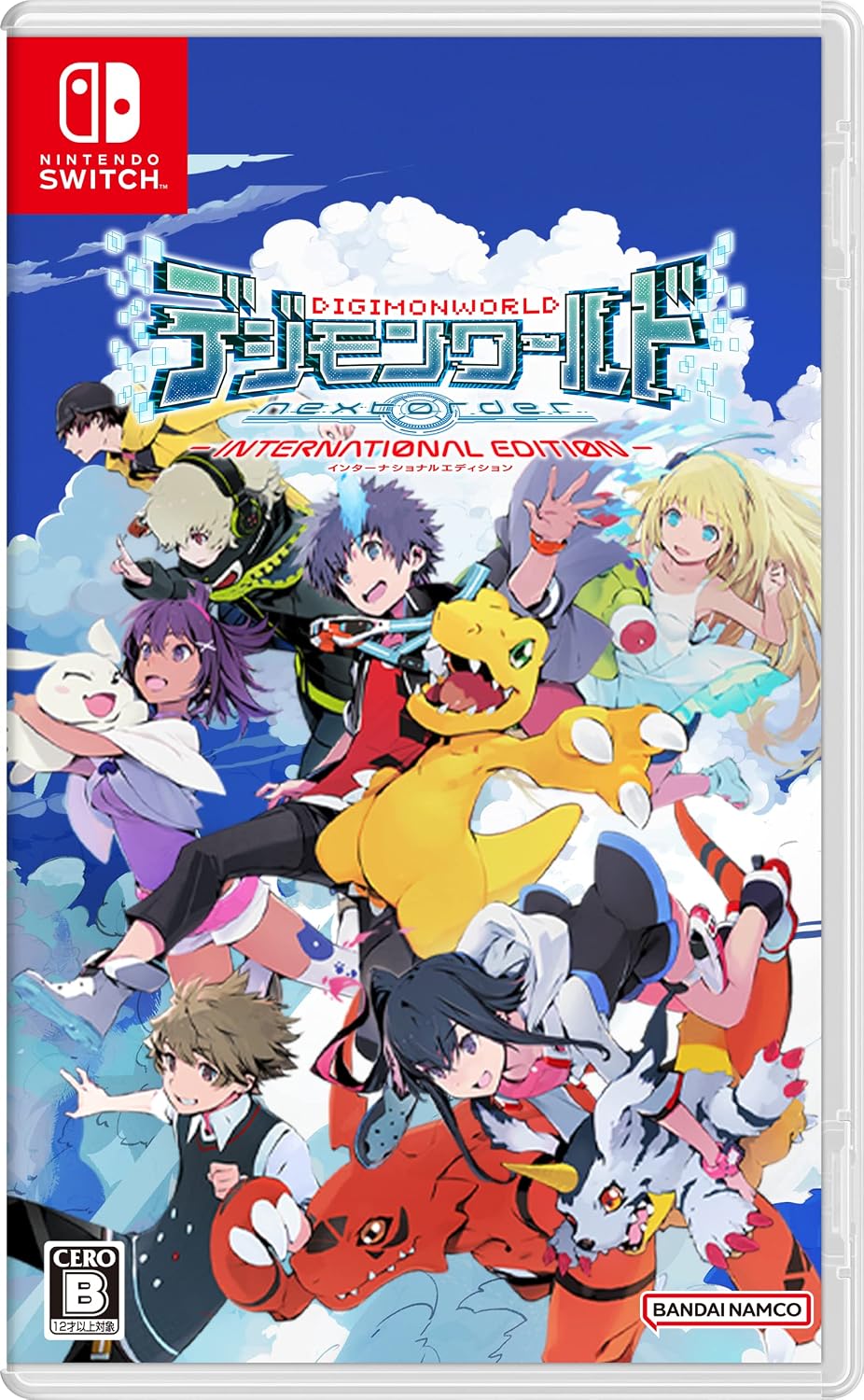 Nintendo Switch Digimon World: Next Order International Edition - official Japanese front cover
