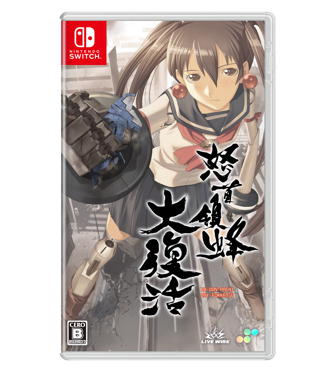 Nintendo Switch DoDonPachi Resurrection - official Japanese reversible front cover