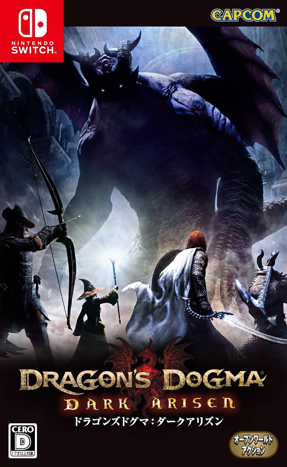 Nintendo Switch Dragon's Dogma: Dark Arisen - official Japanese front cover