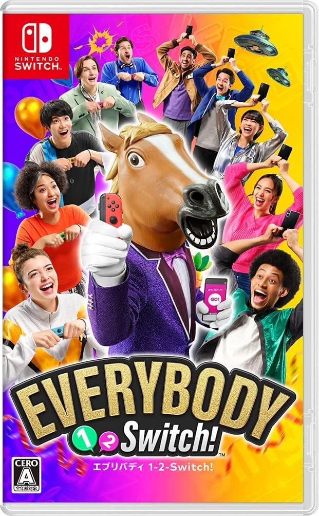 Nintendo Switch Everybody 1-2-Switch! - official Japanese front cover