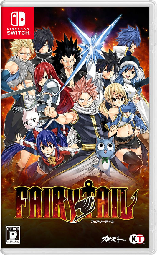 Nintendo Switch Fairy Tail - official Japanese front cover