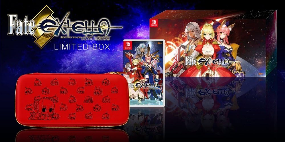 Nintendo Switch Fate/EXTELLA Limited Box - official Japanese collector edition