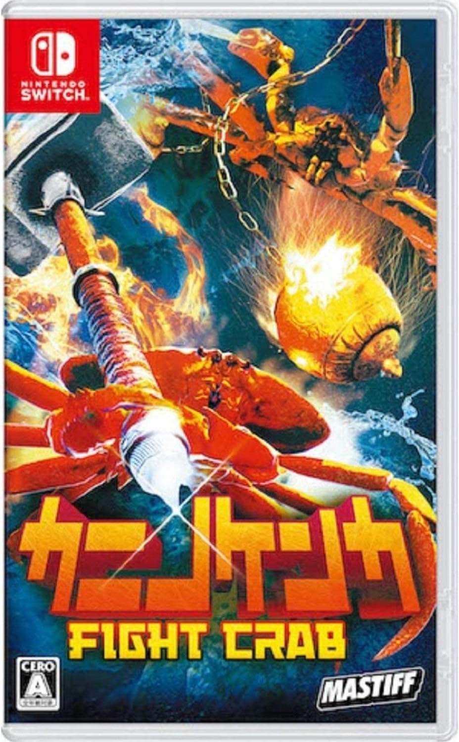 Nintendo Switch Fight Crab - official Japanese front cover