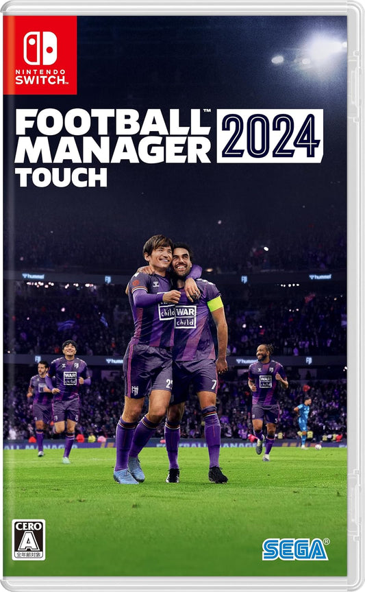 Nintendo Switch Football Manager 2024 Touch - official Japanese front cover