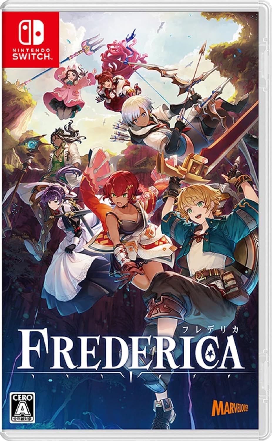 Nintendo Switch FREDERICA - official Japanese front cover