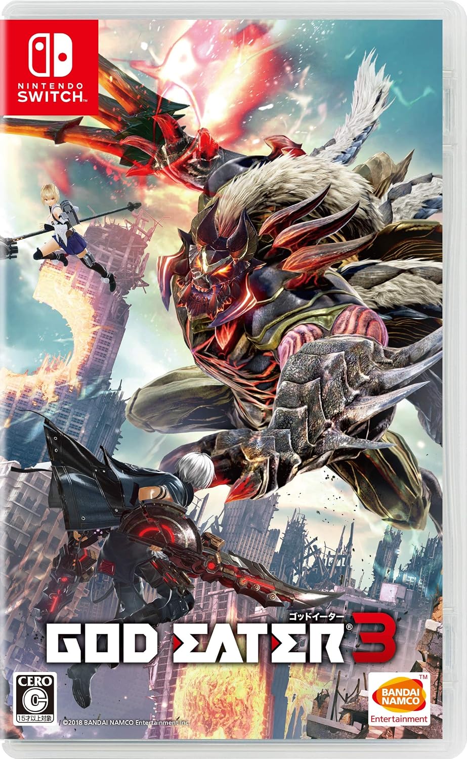 Nintendo Switch GOD EATER 3 - official Japanese front cover