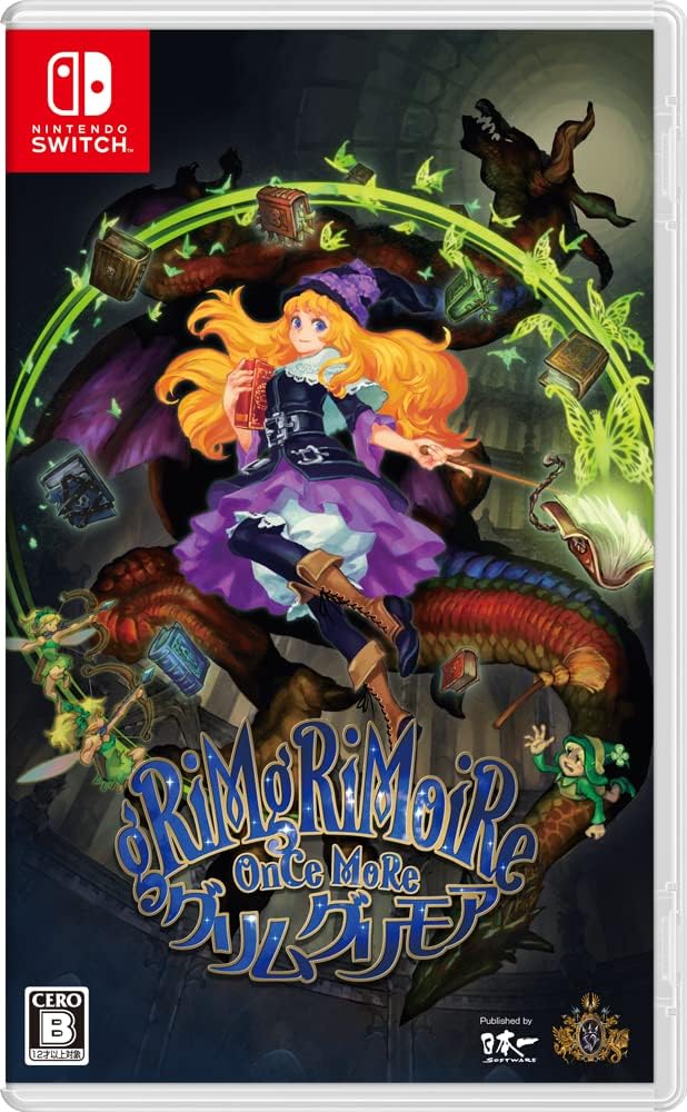 Nintendo Switch GrimGrimoire OnceMore - official Japanese front cover