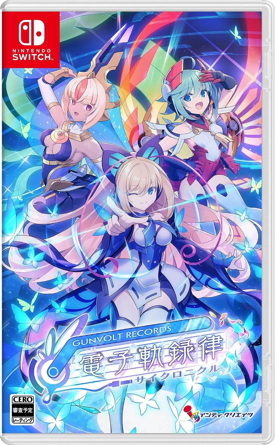 Nintendo Switch Gunvolt Records Cychronicle - official Japanese front cover