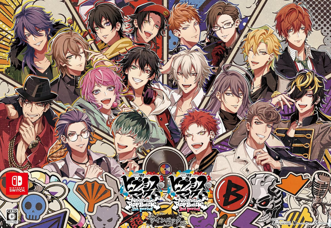 Nintendo Switch Hypnosis Mic: Alternative Rap Battle - 1st & 2nd Period Twin Pack - official Japanese front cover