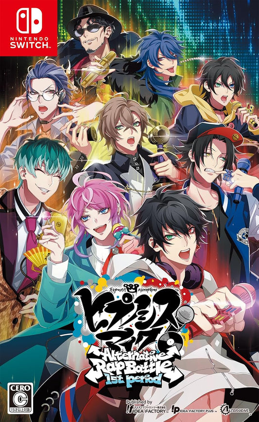 Nintendo Switch Hypnosis Mic -Alternative Rap Battle- 1st Period - official Japanese front cover