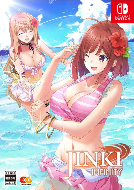 JINKI Infinity Limited Edition - official Nintendo Switch collector box front with the limited-edition summer illustration