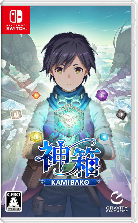 Nintendo Switch Kamibako: Mythology of Cube - official Japanese front cover