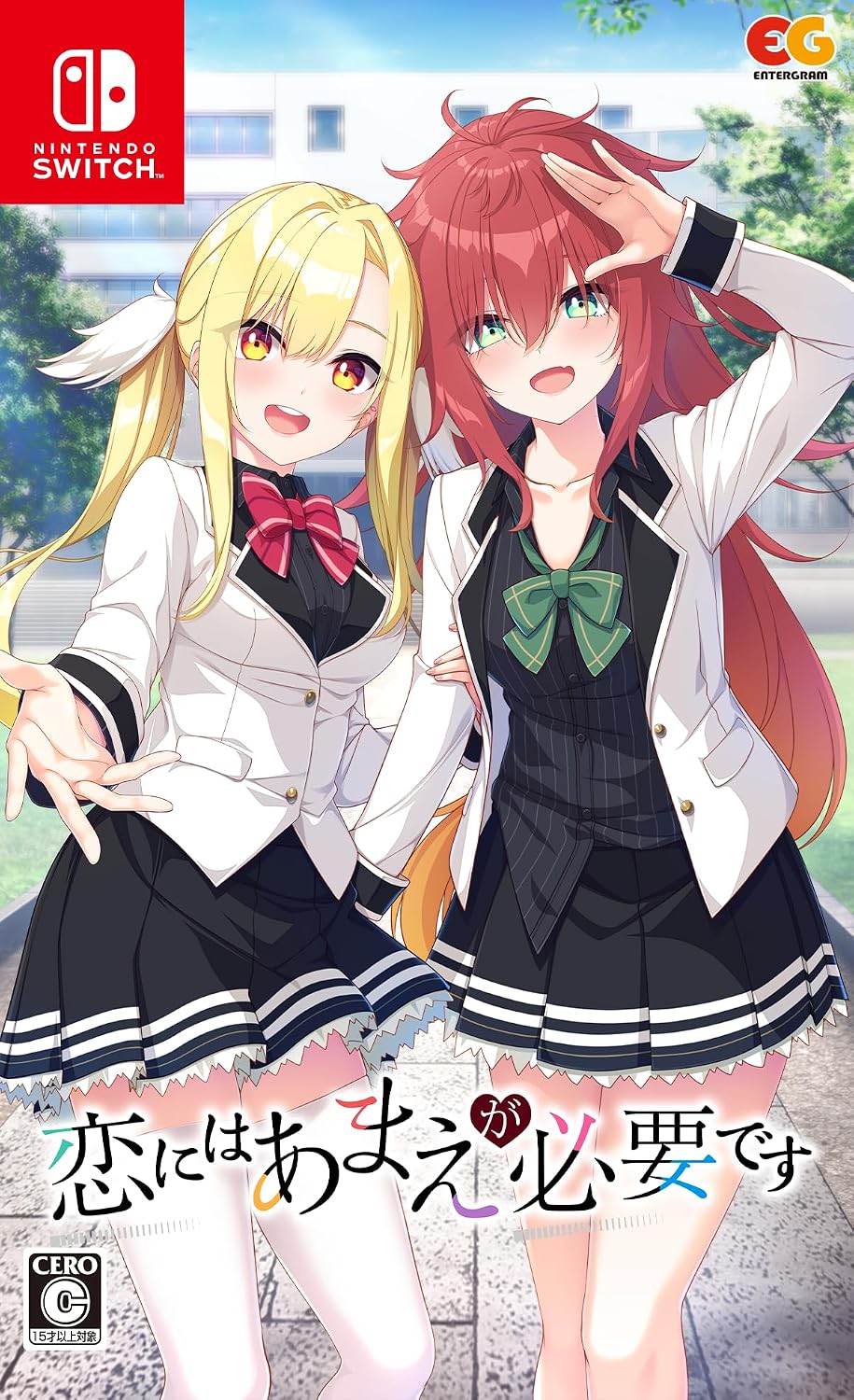 Nintendo Switch Koi ni wa Amae ga Hitsuyo desu - official Japanese front cover