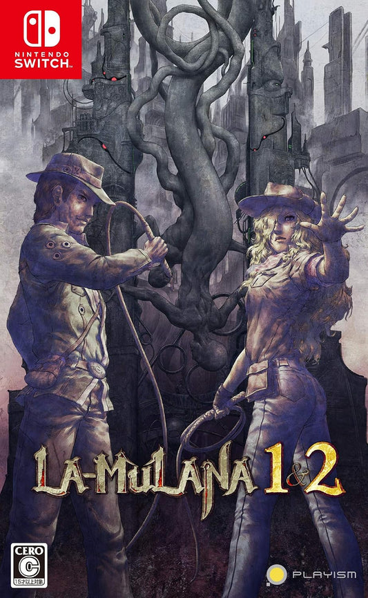 Nintendo Switch LA-MULANA 1 & 2 - official Japanese front cover