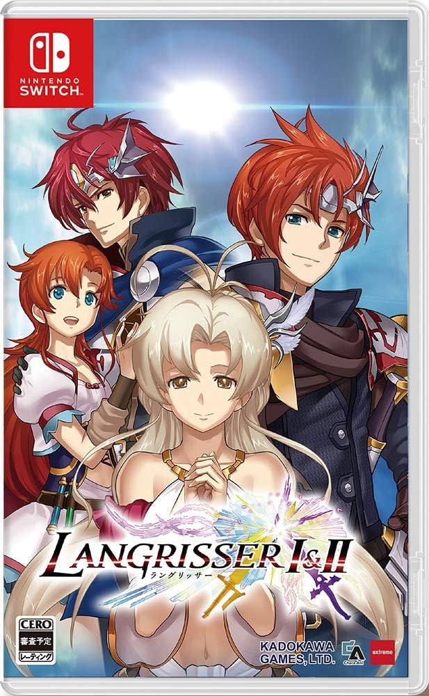 Nintendo Switch Langrisser I & II - official Japanese front cover
