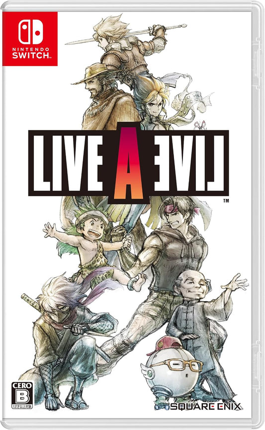 Nintendo Switch Live A Live - official Japanese front cover