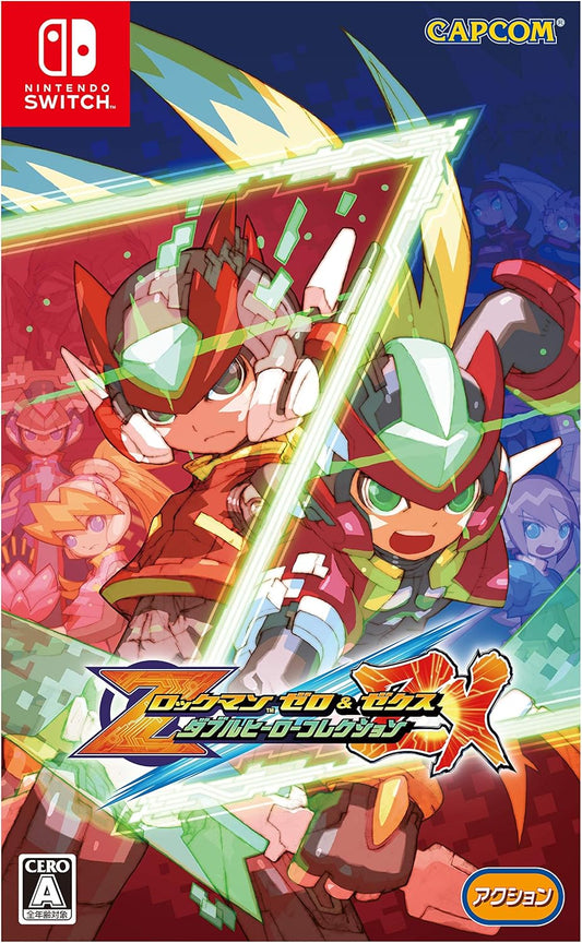 Nintendo Switch Mega Man Zero/ZX Legacy Collection - official Japanese front cover
