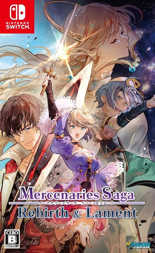 Nintendo Switch Mercenaries Saga Rebirth & Lament - official Japanese front cover