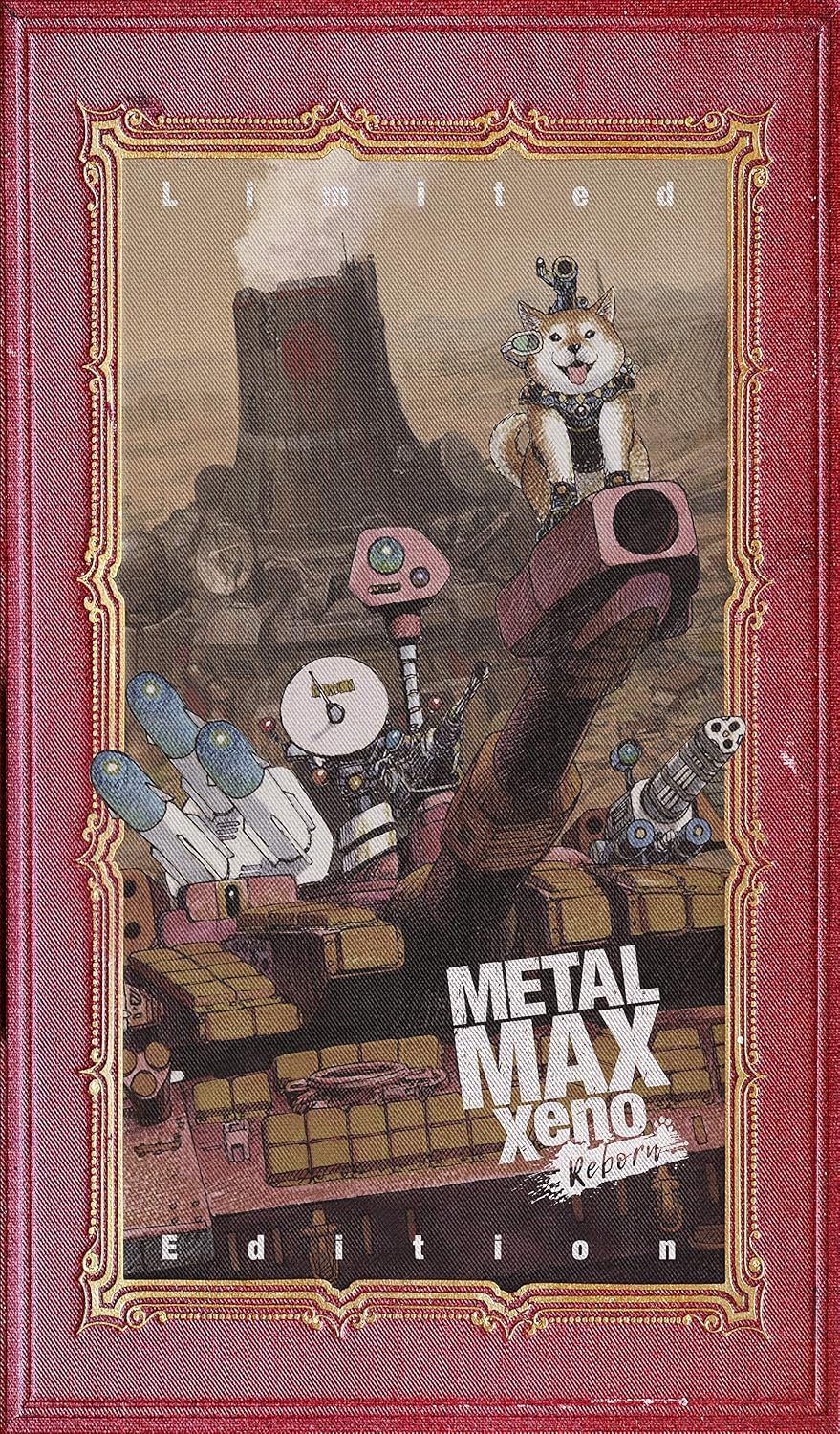 METAL MAX Xeno Reborn Limited Edition - official illustrated collector art-box front featuring R-Wolf and Pochi