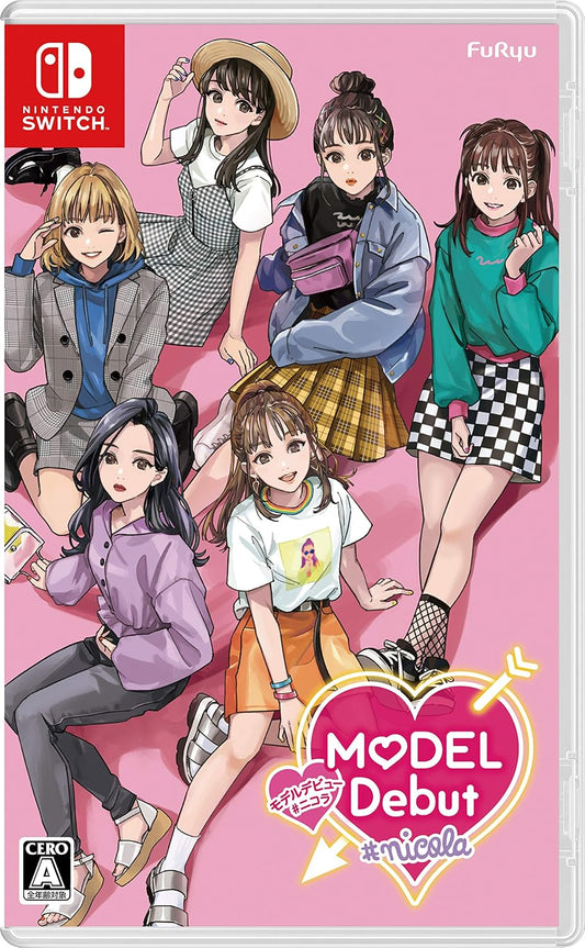 Nintendo Switch Model Debut #nicola - official Japanese front cover