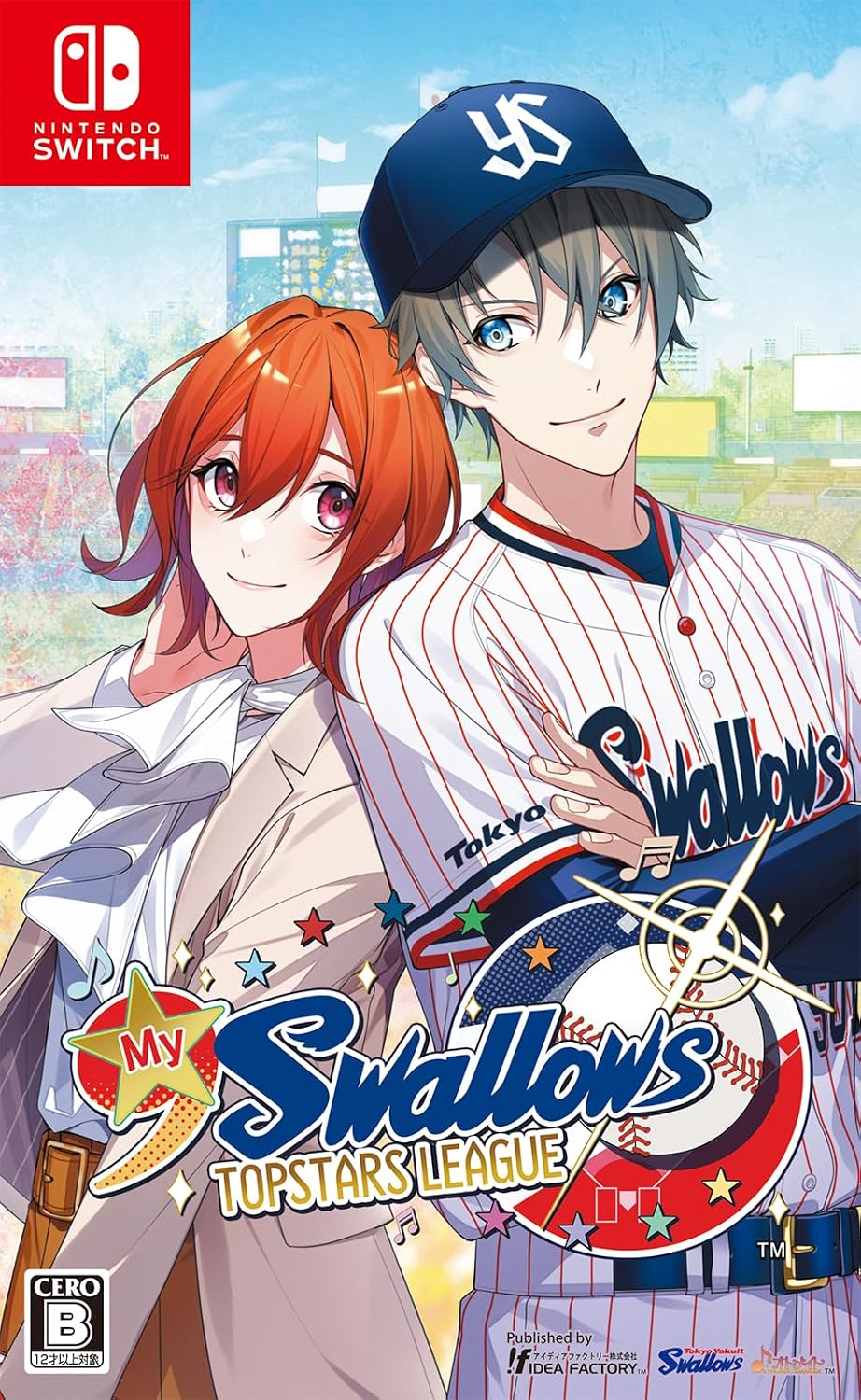 Nintendo Switch My9Swallows Topstars League - official Japanese front cover