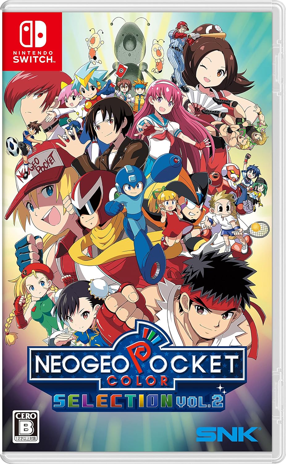 Nintendo Switch NEOGEO Pocket Color Selection Vol. 2 - official Japanese front cover