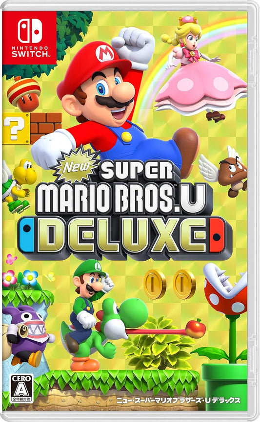 Nintendo Switch New Super Mario Bros. U Deluxe - official Japanese front cover