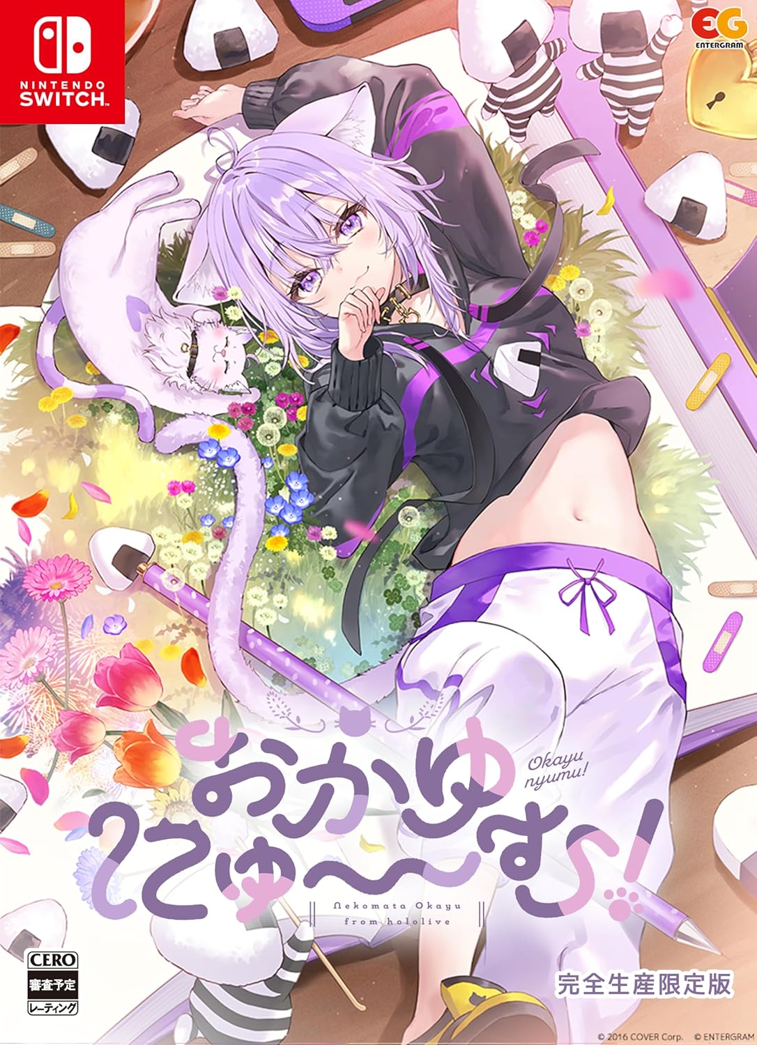 Okayu Nyumu Limited Edition - official Japanese Nintendo Switch collector box front marked complete production limited edition