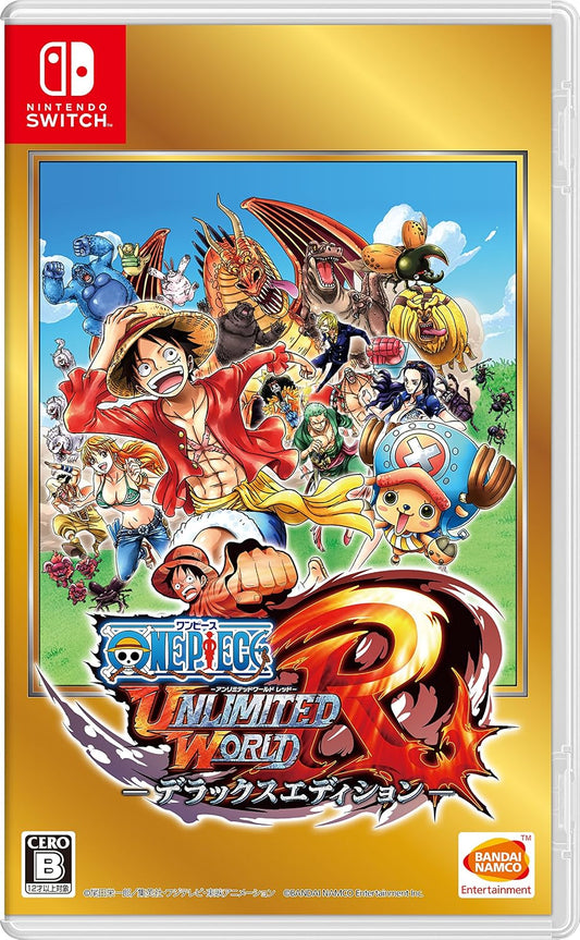 Nintendo Switch One Piece Unlimited World Red Deluxe Edition - official Japanese front cover