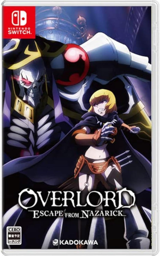 Nintendo Switch Overlord: Escape from Nazarick - official Japanese front cover