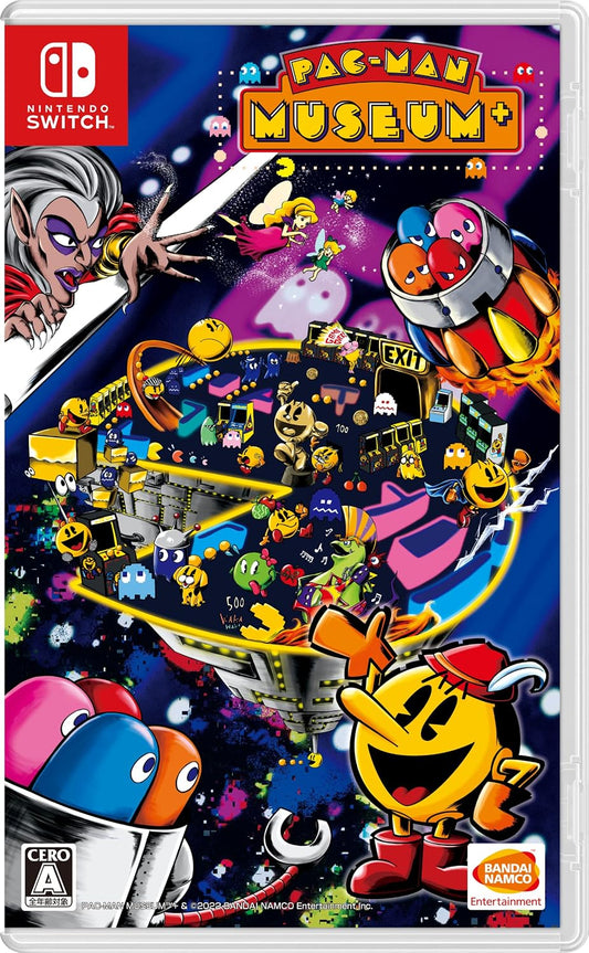 Nintendo Switch PAC-MAN Museum+ - official Japanese front cover