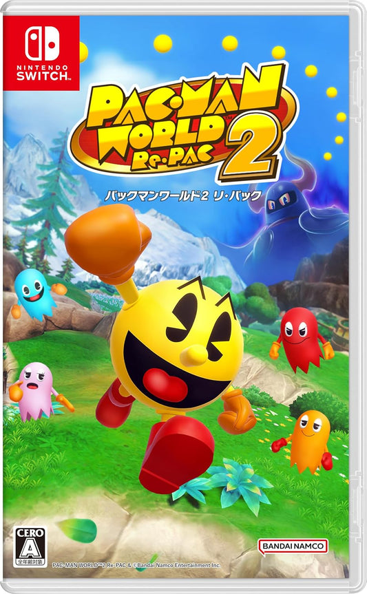 Nintendo Switch PAC-MAN WORLD 2 Re-PAC - official Japanese front cover