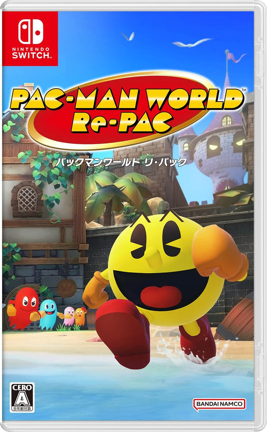 Nintendo Switch PAC-MAN WORLD Re-PAC - official Japanese front cover