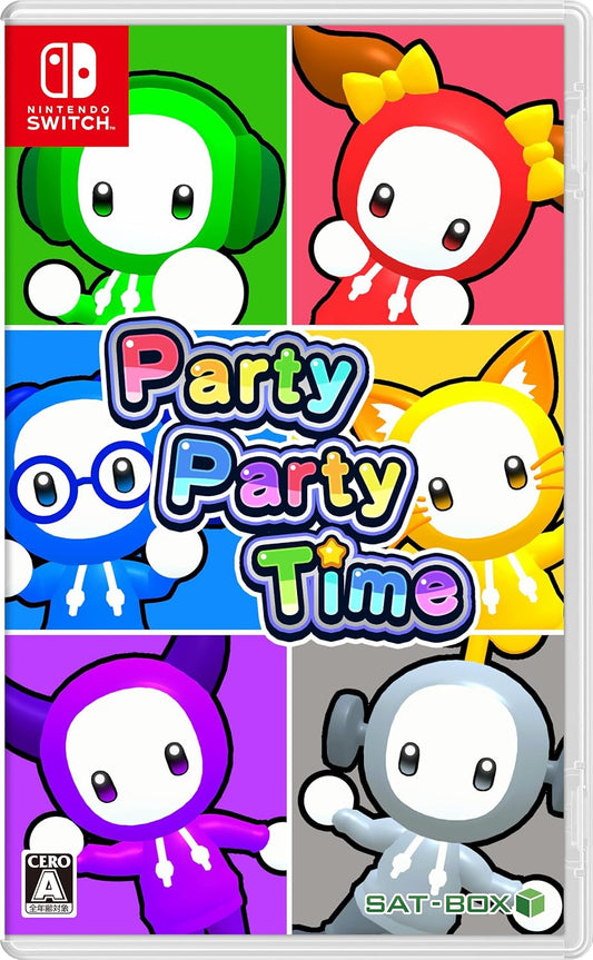 Nintendo Switch Party Party Time - official Japanese front cover