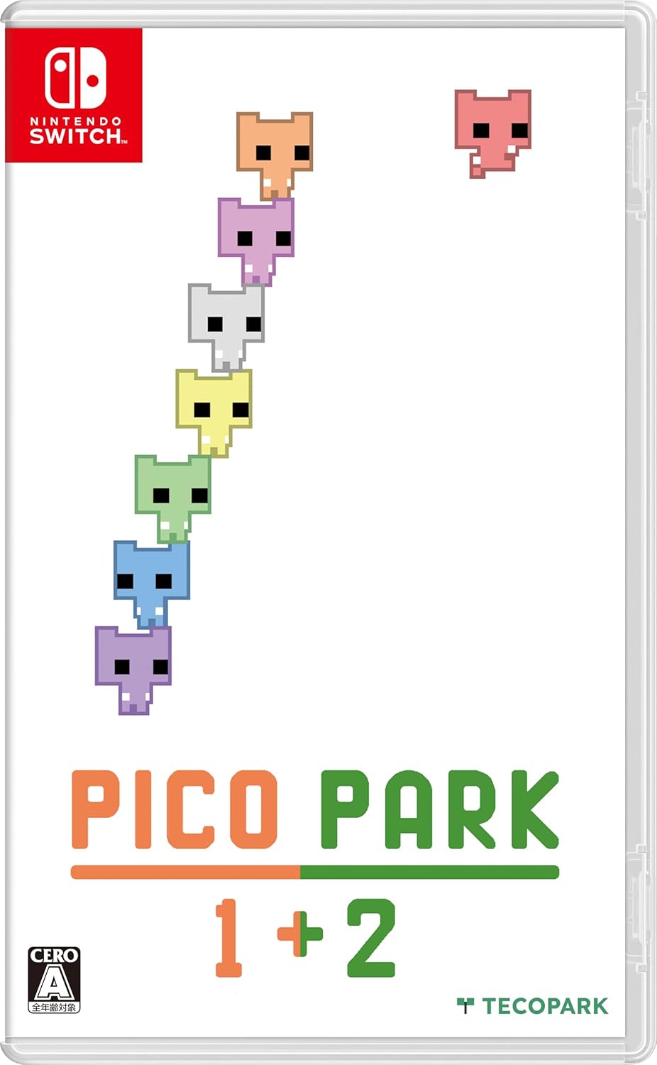 Nintendo Switch PICO PARK 1+2 - official Japanese front cover