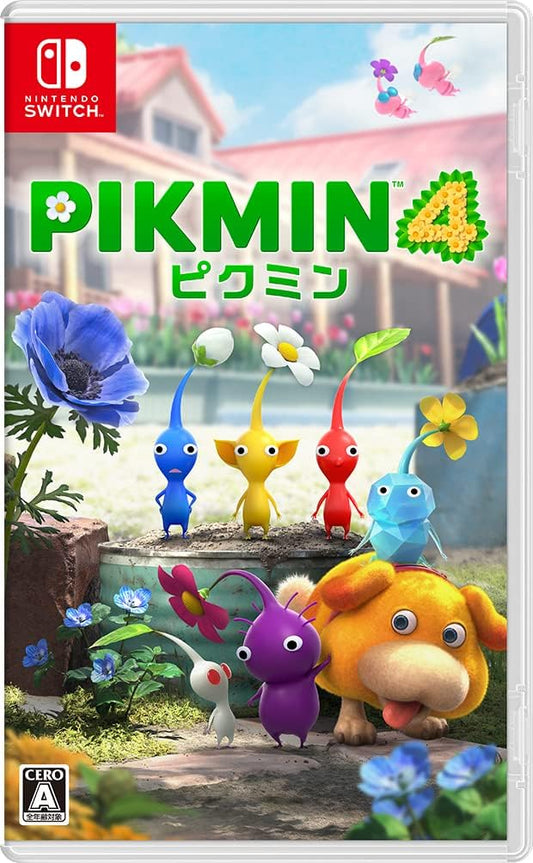 Nintendo Switch Pikmin 4 - official Japanese front cover