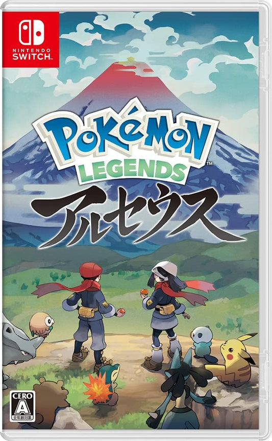 Nintendo Switch Pokémon Legends: Arceus - official Japanese front cover