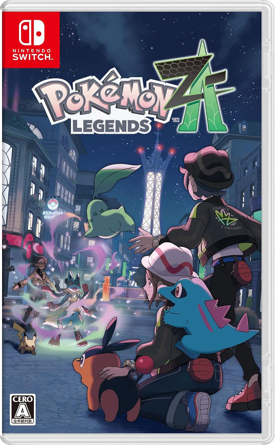 Nintendo Switch Pokémon Legends Z-A - official Japanese front cover