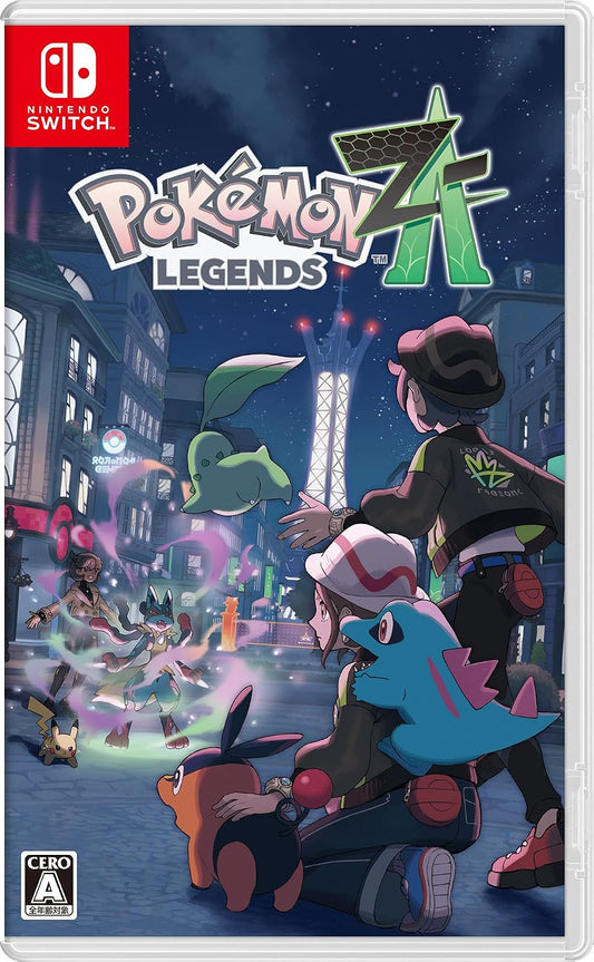Nintendo Switch Pokémon Legends Z-A - official Japanese front cover