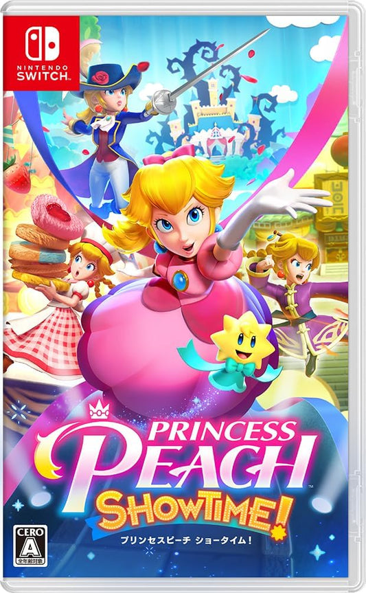 Nintendo Switch Princess Peach: Showtime! - official Japanese front cover