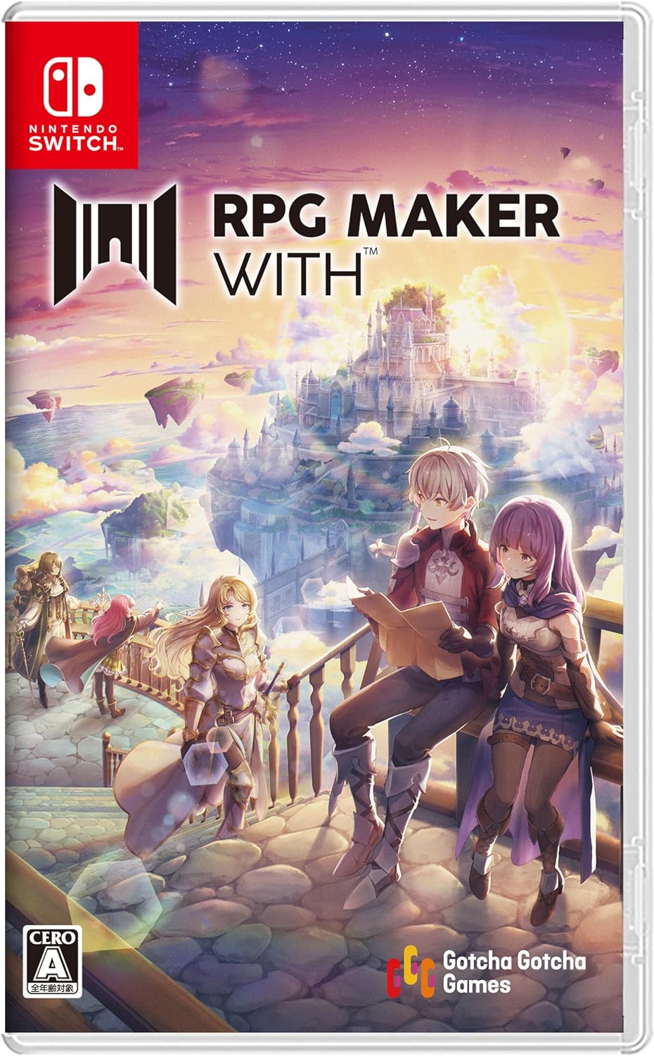 Nintendo Switch RPG Maker With - official Japanese front cover