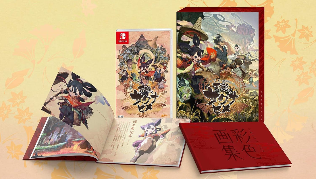 Nintendo Switch Sakuna Of Rice and Ruin Artbook Limited Edition - official Japanese collector edition