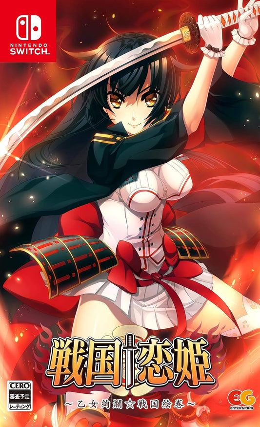 Nintendo Switch Sengoku Koihime: Otome Kenran Sengoku Emaki - official Japanese front cover
