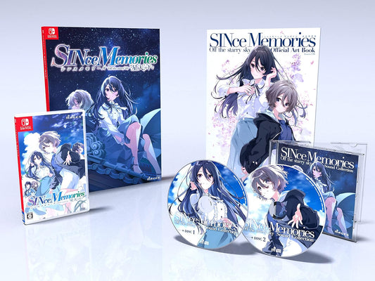 SINce Memories Off the Starry Sky Limited Edition - official Nintendo Switch actual collector box, game case, setting book and soundtrack CD composition