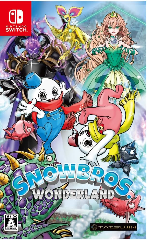 Nintendo Switch Snow Bros. Wonderland - official Japanese front cover