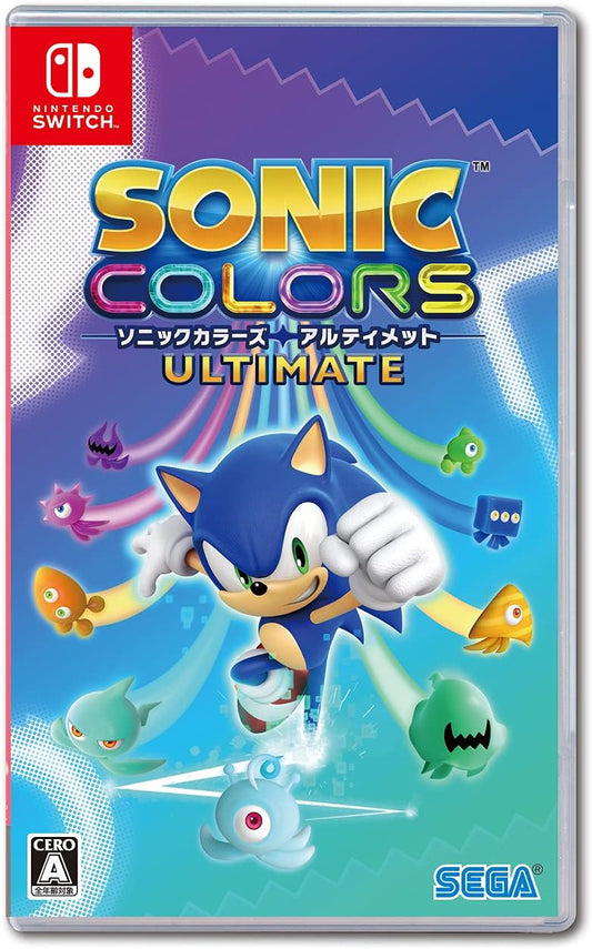 Nintendo Switch Sonic Colors: Ultimate - official Japanese front cover